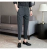 Dark gray/regular trousers (Autumn style)