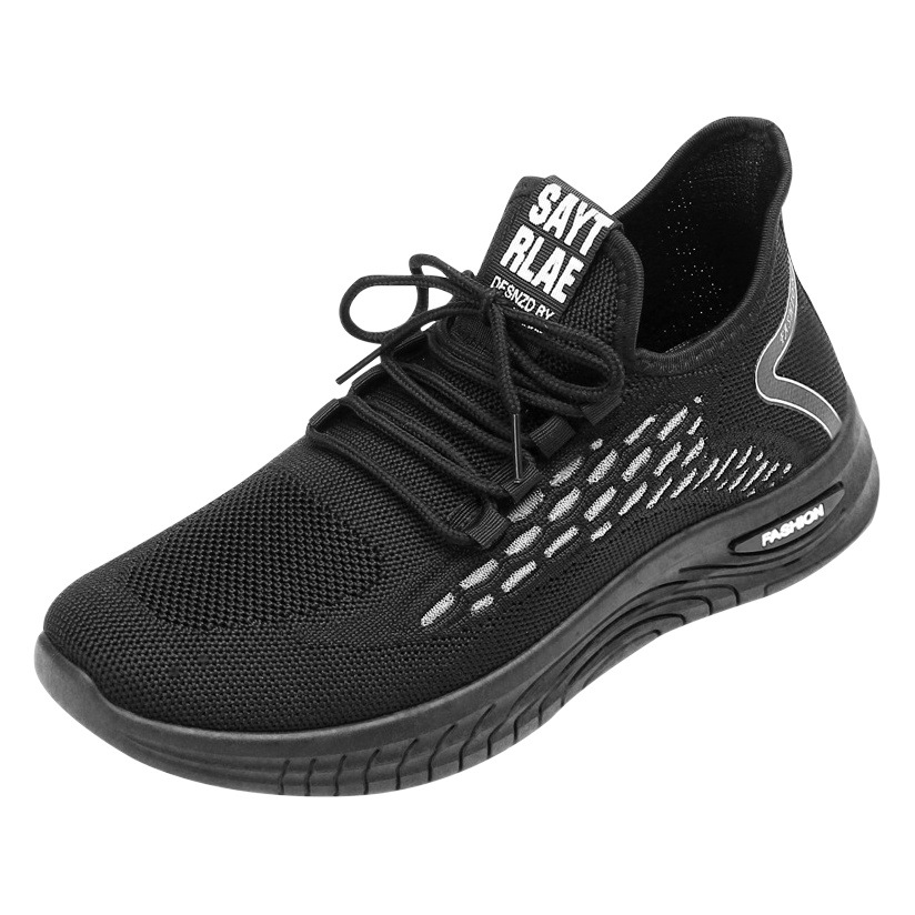 Zapatilla de deporte de los hombres 2023 primavera nueva transpirable Flyknit casual ligero zapatos de los hombres del comercio exterior zapatos de los hombres al por mayor