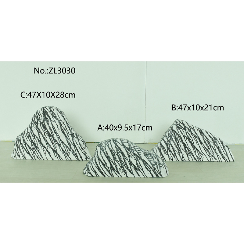 Jardín rocalla paisajismo decoración de resina piedra falsa película de filmación espuma micro paisaje piedra de simulación de musgo