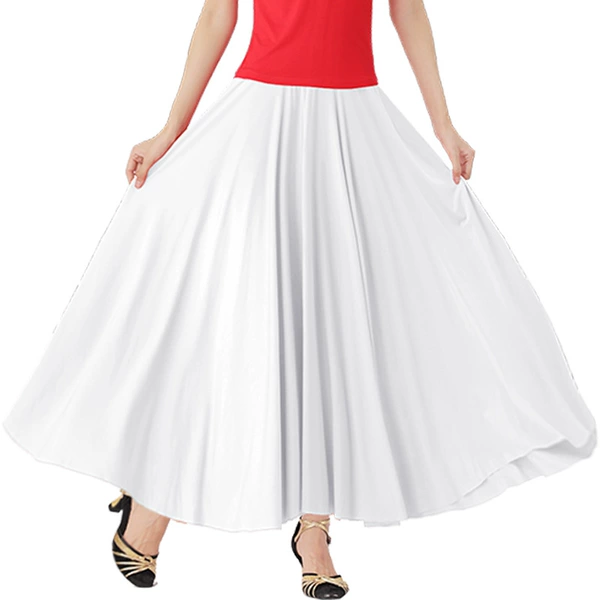White long skirt 87CM long