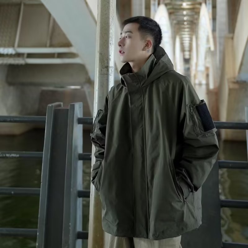 Nuevo 2024 primavera y otoño moda moda chaqueta de hombre estilo coreano tendencia top ropa de trabajo chaqueta de marca de moda ropa de hombre