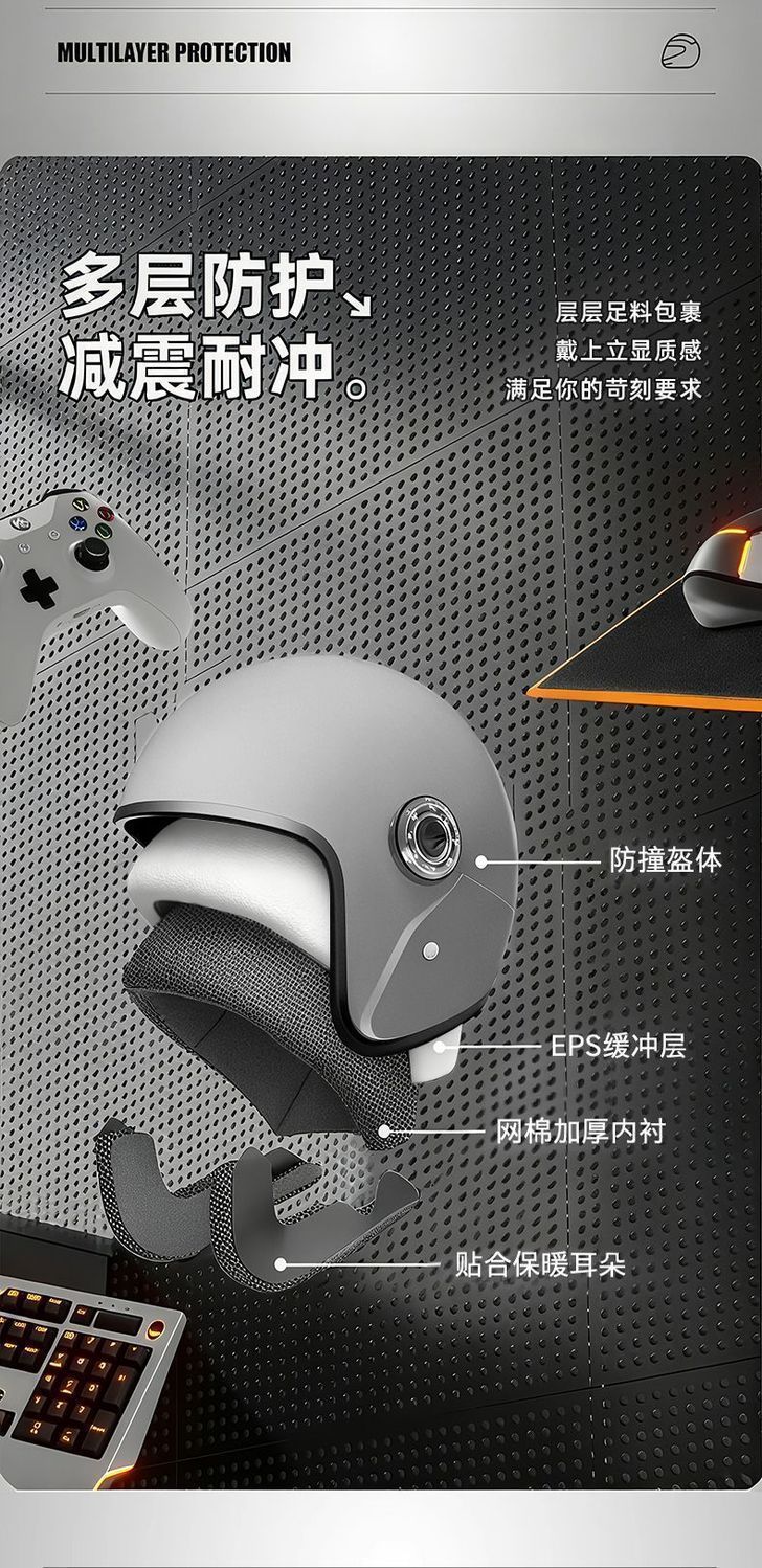Electric Vehicle Helmet for Men and Women