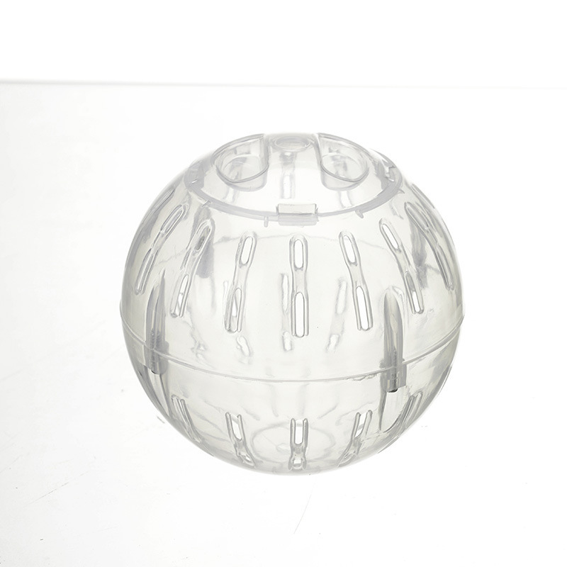 Hamster oro oso correr bola hamster juguetes acrílico transparente suministros hamster 10 cm mini trotar bola fitness