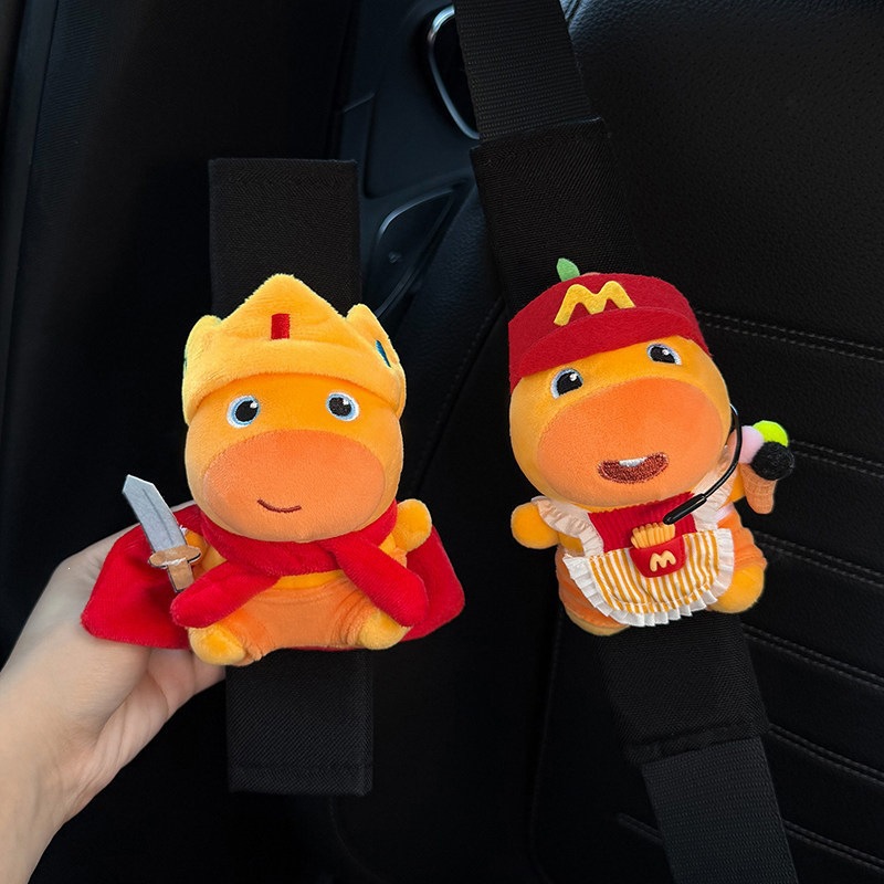 New Lulu Car Seatbelt Shoulder Pad Protector Car Interior Accessory Seatbelt Decoration 2026 Anti-Collision Cover for Women