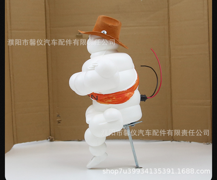 Suitable for Large Truck Roof Decoration, Chubby Boy Sunshade Decoration Light, Anime Figure Tail Light