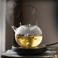 冬天围炉煮茶壶高端大容量玻璃壶耐高温电陶炉烧水壶泡茶专用大号