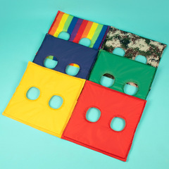 Penguin Fast Run Kindergarten Rainbow Double Hole Foam Mat Physical Coordination and Intelligent Training Game Sensory Integration Equipment