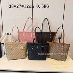 クロスボーダー直販Cファミリーマミーバッグ大型PVC老眼33大容量ショルダーハンドバッグ新しいファッショントートバッグ