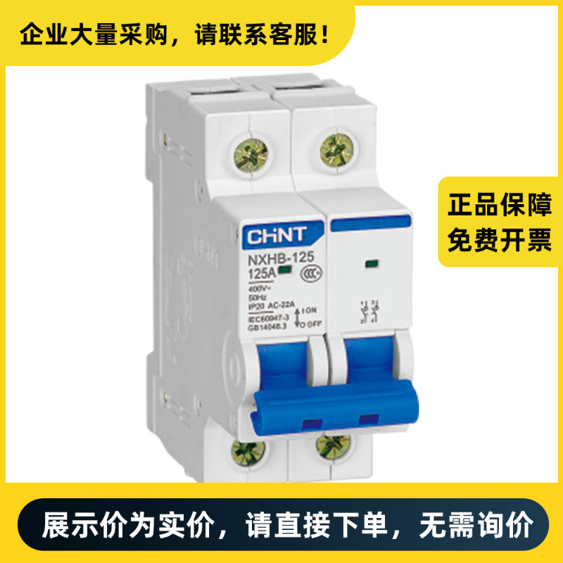 正泰电器 小型隔离开关 NXHB-125 2P 125A | 710024100000014