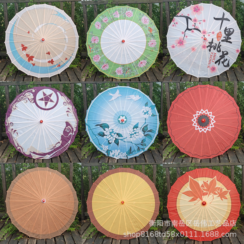 Gongsun Li cos Big Windmill Umbrella Props Hundred Dances Surprise Hong Oil Paper Umbrella Antique Children's Jade Rabbit Princess Dancing