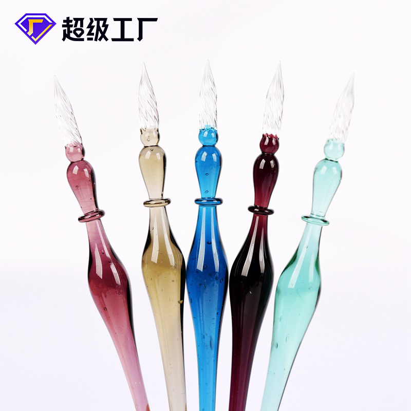 Pluma de firma de regalo masculino creativo mxmade creativo simple firma de vidrio DIP pen