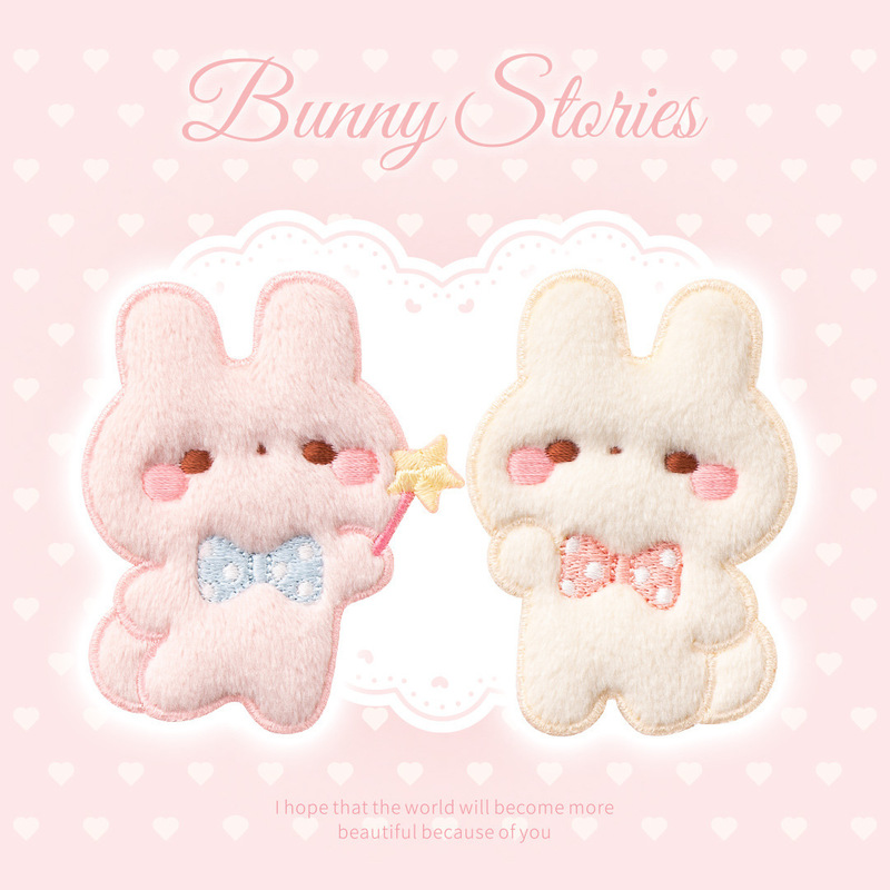 Idiot Embroider Plush Rabbit Embroider Stickers diy Self-adhesive Cute Bag ipad Mobile Phone Decorative Cloth Stickers Clothing Patch Stickers Idiot Embroider Plush Rabbit Embroider Stickers diy Self-adhesive Cute Bag ipad Mobile Phone Decorative Cloth Stickers Clothing Patch Stickers