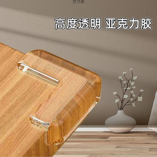 Table Corner Transparent Anti-Collision Corner Glass Corner Protective Cover Kidsren's Anti-Collision Table Silicone Corner Protector Edge Sticker Thickeneded