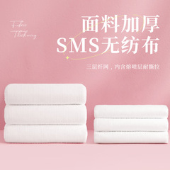 Printed disposable bed sheet four-piece set for travel and hotel thickening double set dirty portable bed sheet quilt cover