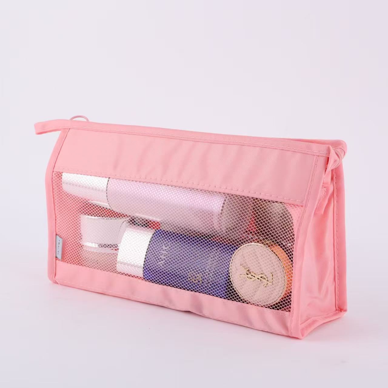 Handheld storage system, triangular makeup brushes bag to go out for traveling, Korean style 4