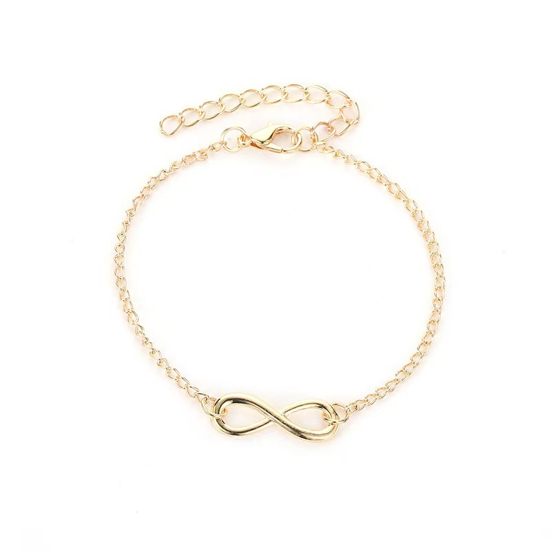 European and American Export Jewelry, Simple Good Luck Number 8 Bracelet, Summer Fashion Bracelet, Cool Style Bracelet