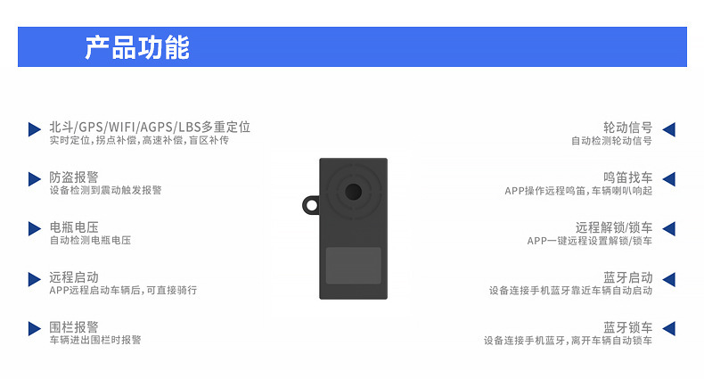 4g Smart Central Control Locator, Electric Vehicle Rental Anti-Theft, Gps Anti-Theft, Bluetooth Unlocking, Nfc, Seamless Riding
