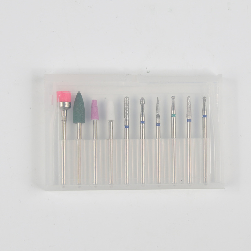 前置きネイル研磨ヘッドセット10点セット|undefined