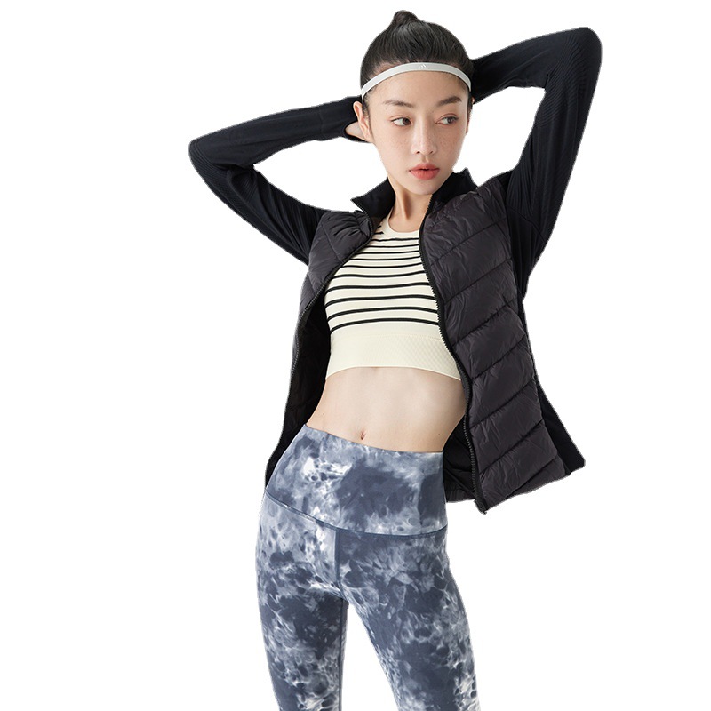 猫人同款运动外套冬季白鸭绒羽绒服女保暖棉服修身加工定制包邮