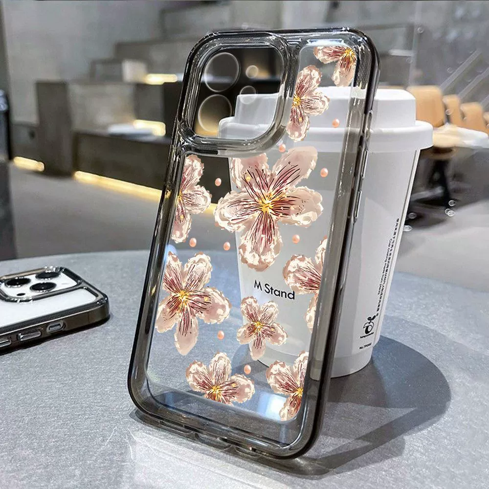 Apple, чехол из жемчуга совместимый с iPhone 13, цветочный узор, iphone, 17promax, 15
