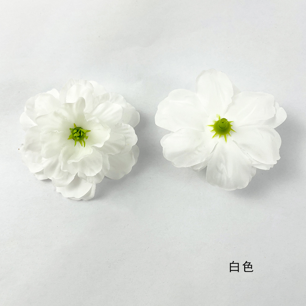 Flor de peonía con núcleo de hierba artificial, guía de boda, arreglo floral, decoración de la sala de estar del hogar, flor de seda al por mayor, fotografía de material de bricolaje