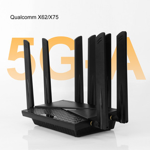 Qualcomm X75 E-Sports Router Dual-Band Wifi6 Plug-In Card 5G-A High Gain Antenna Mesh Networking 2.5g Port