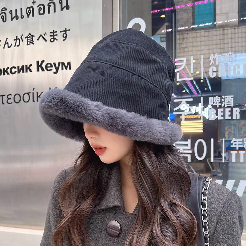 Women's Basic Ethnic Style Ethnic Solid Color Wide Eaves Bucket Hat