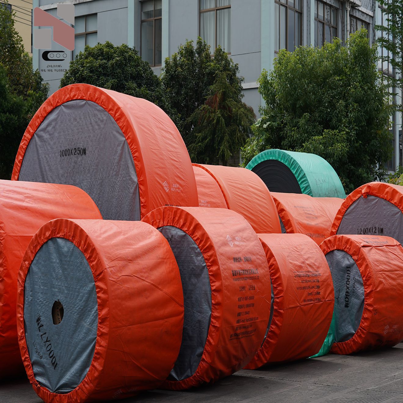 Fire High Temperature Resistance Concrete Rubber belt