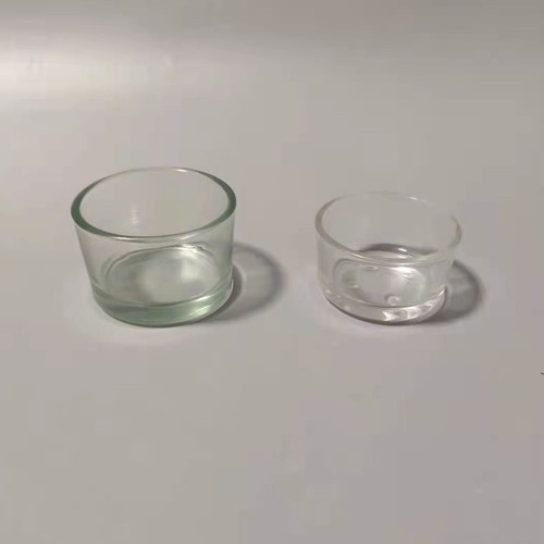 Factory Direct Supply Glass Candlesticks Candle Cups Candle Holders Tea Candles Cups Four-Point Cups DIY Candle Materials