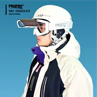 PROPRO лыжный двухслойный противотуманный и дышащий HD-откидной магнитный цилиндр очки можно использовать для защиты глаз