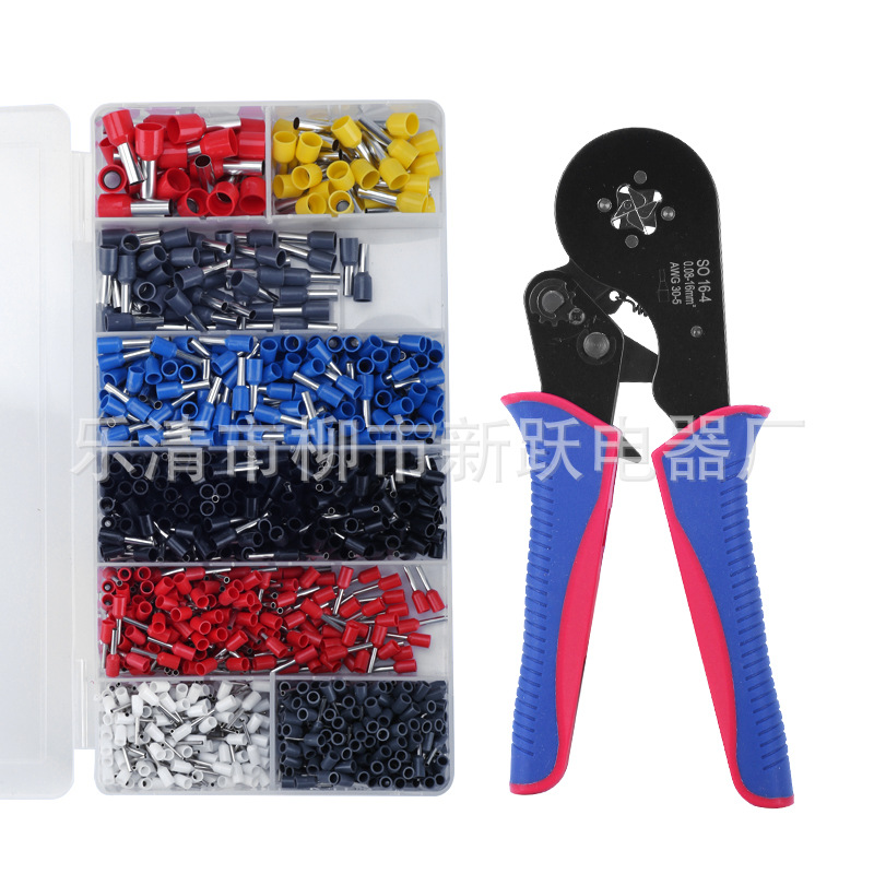 Alicates de crimpado de terminal tubular Alicates de crimpado de Punta SO16-4 Alicates de terminal de aguja Alicates de crimpado de terminal europeo