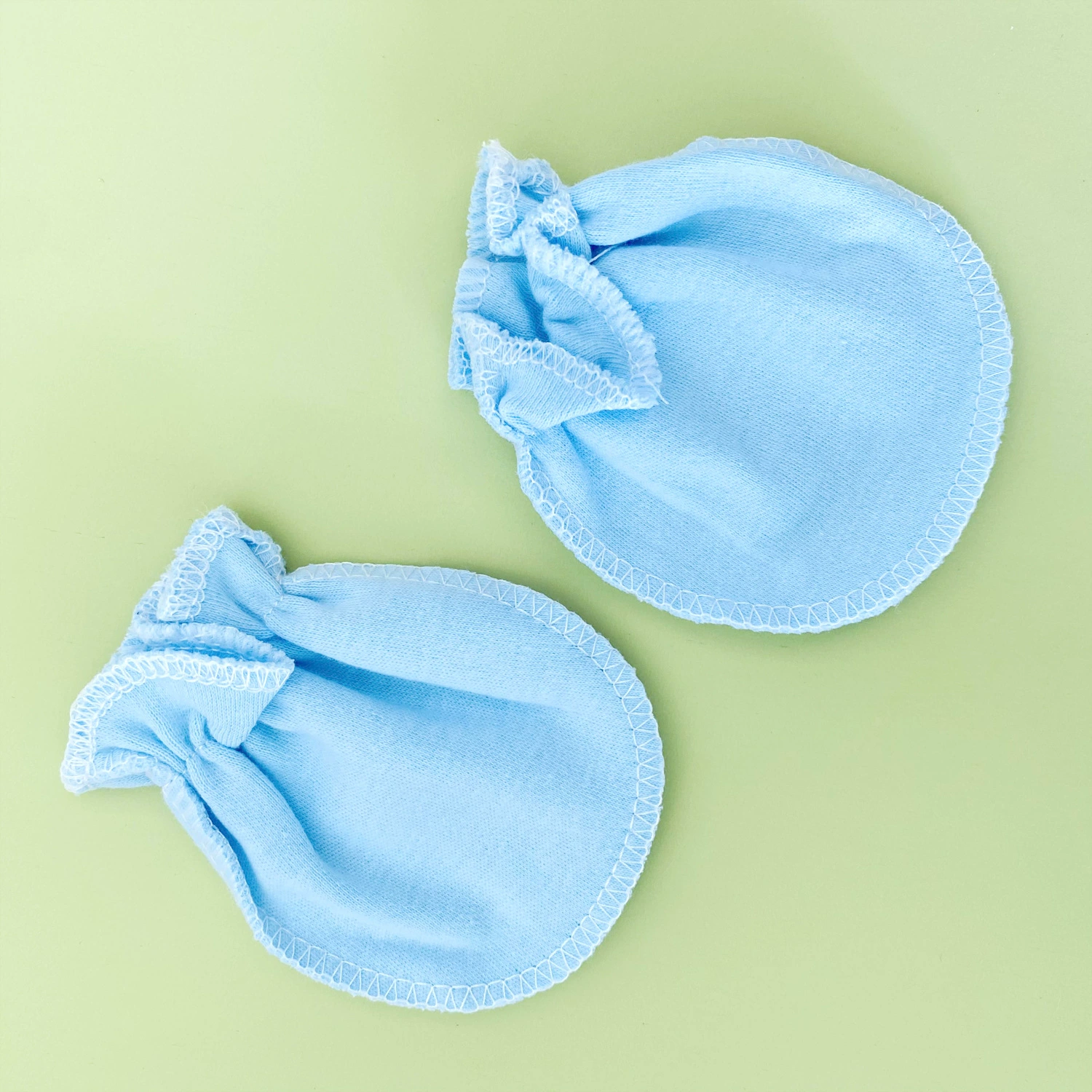 Детские перчатки без царапин, хлопковые новые-born gloves, один размер 10×8 см, мультиколор