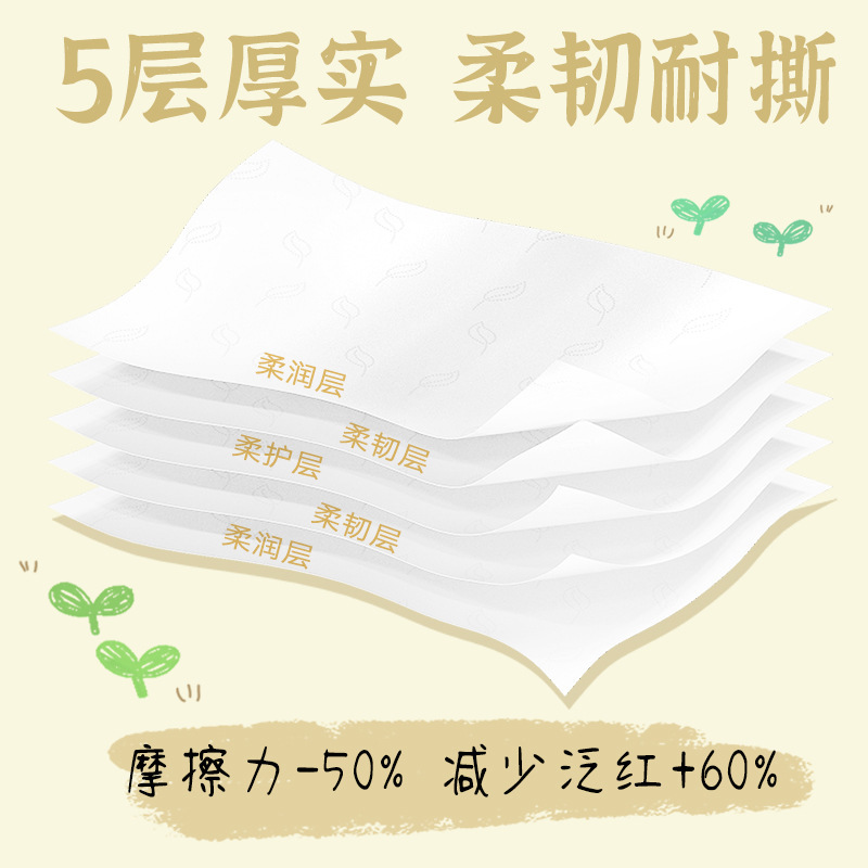 可定制乳霜纸鼻敏感牛乳纸5层加厚80抽婴儿云柔巾保湿柔纸巾|undefined