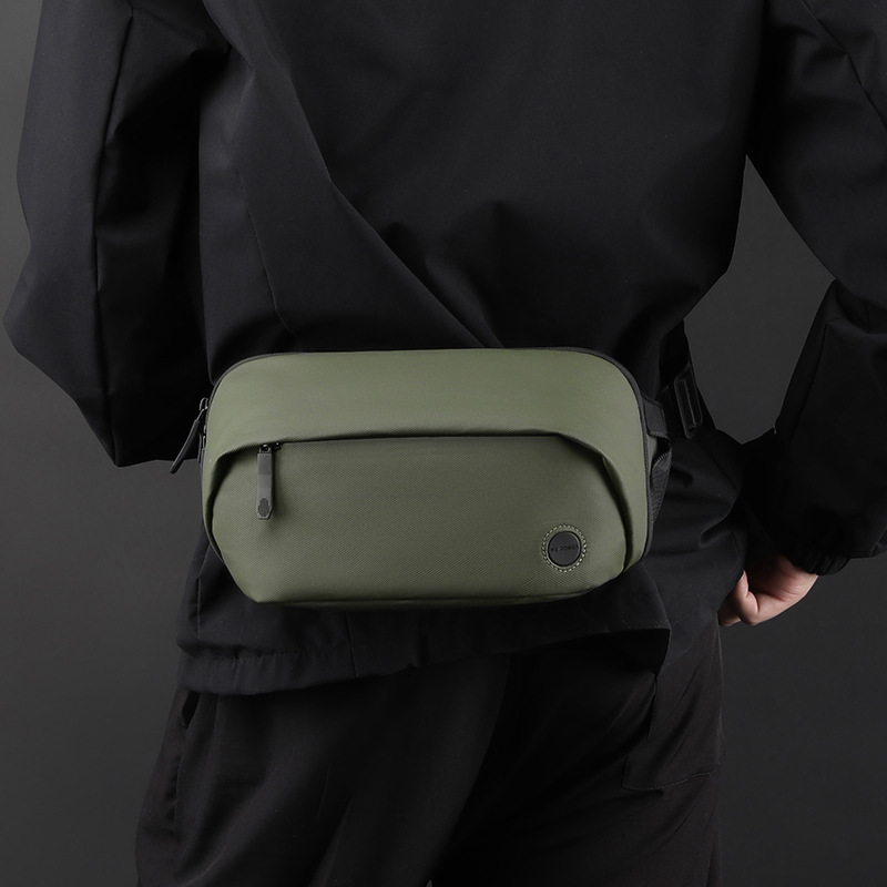 Wepower nuevo bolso de pecho de los hombres moda casual bolsa de cintura de gran capacidad multifuncional bolsa de mensajero del hombro al aire libre
