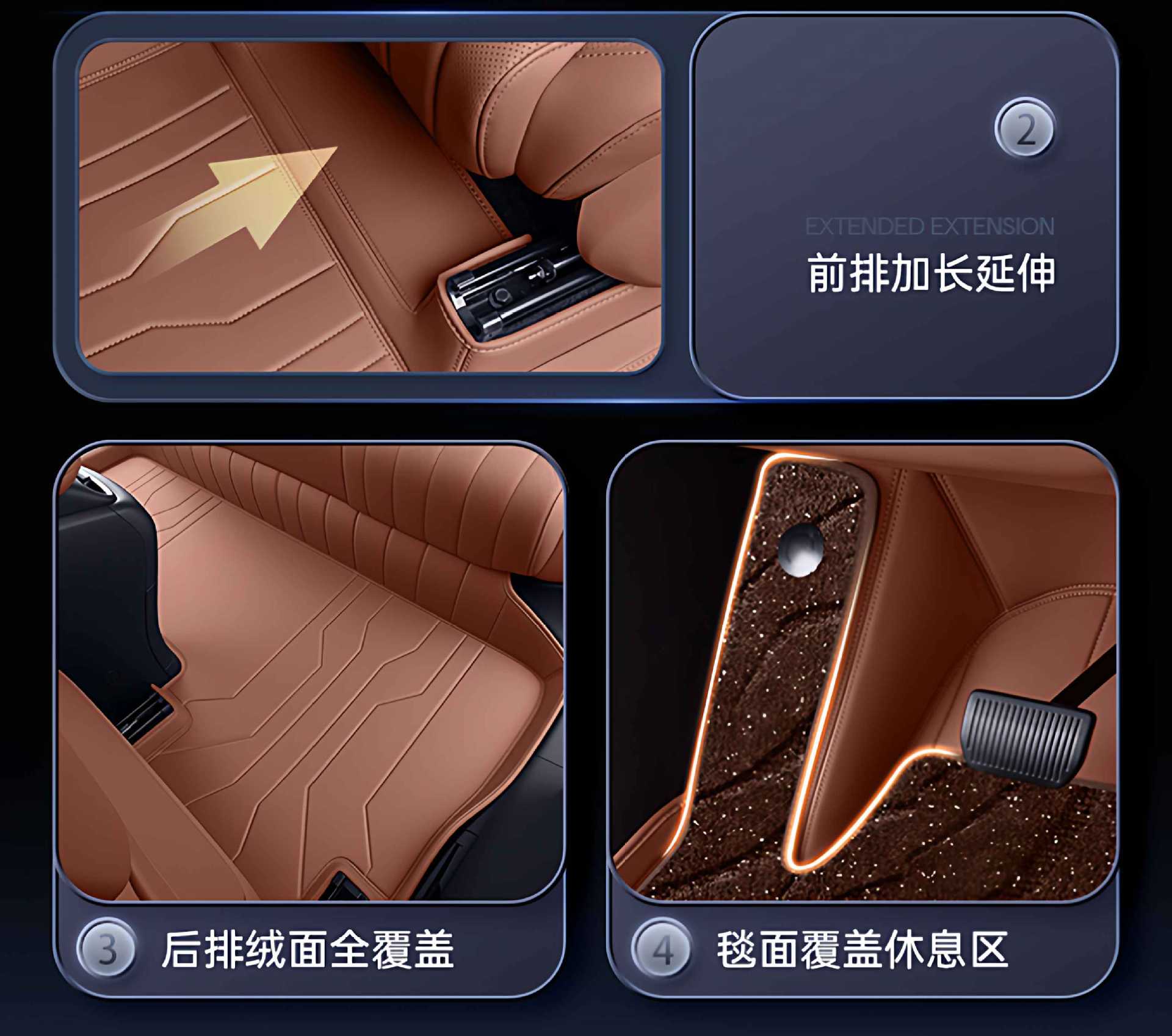 Suitable for Tiggo 9X Floor Mats, Fully Enclosed 2026 Car Interior Modification Accessories, Trunk Mat Supplies