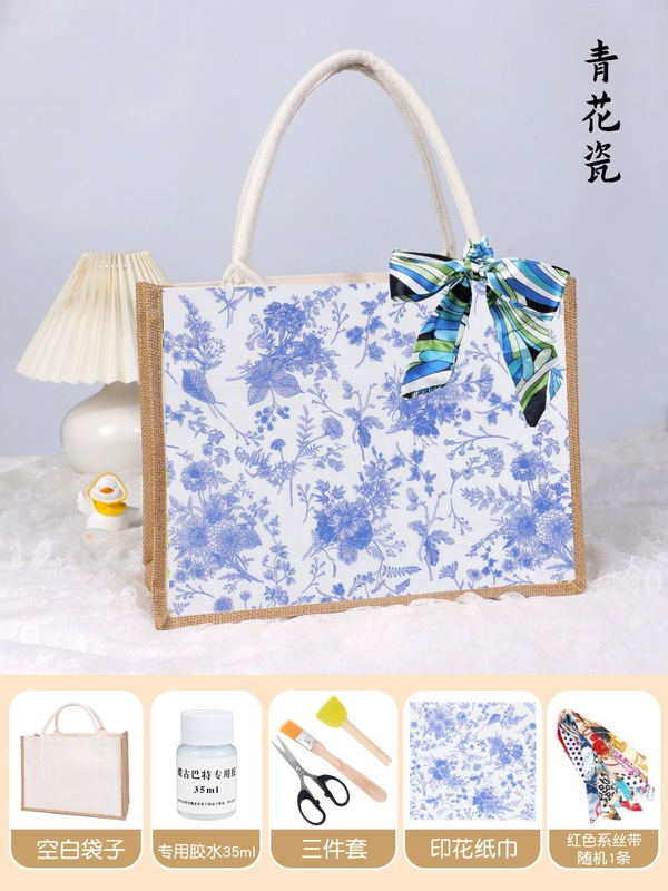 Butterfly Buttle Bag DIY 素材バッグ キャンバスバッグ Butterfly Buttle ポータブル 教師の日ウォームアップ|undefined
