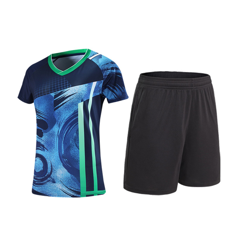 New volleyball clothes Quick-drying fabric men and women Korean Edition badminton Athletic Wear Couples dress Athletic Wear suit Printing