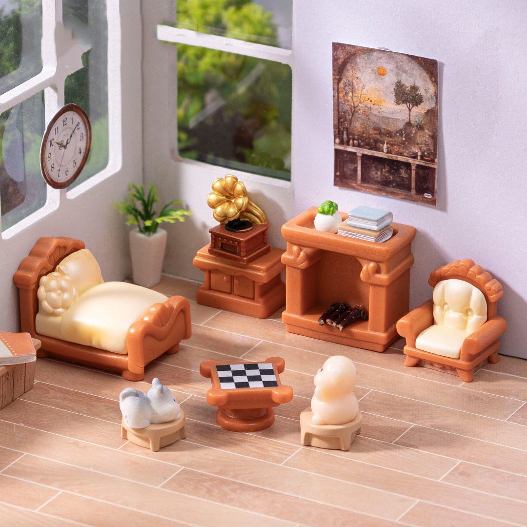Micro Landscape Simple Creative European Furniture Model Doll House DIY Decoration Miniature Handmade Resin Small Ornaments