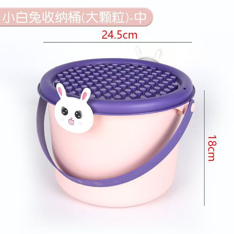 보라색 토끼 과립 커버