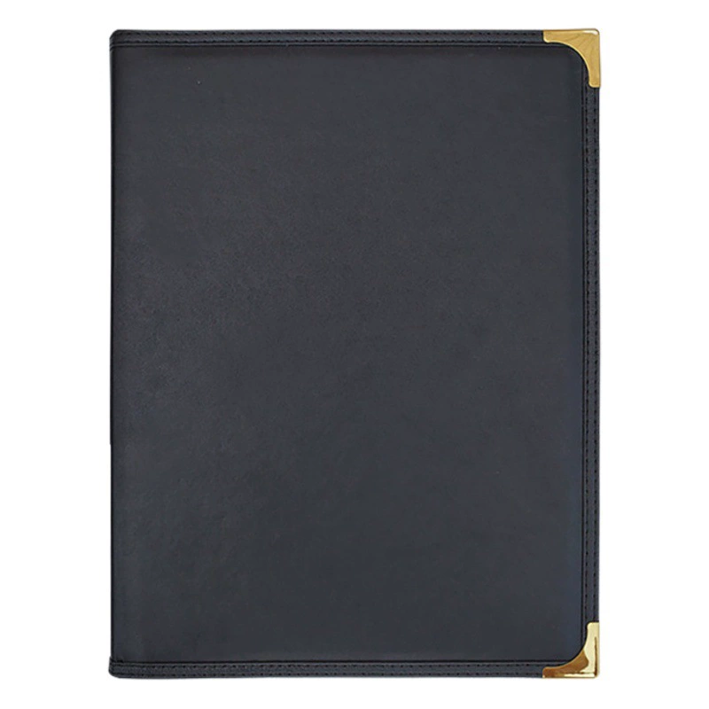 Кожаная обложка книги рецептов книга заказа связующее A4 вино единый прайс-лист прозрачный ПВХ меню книга