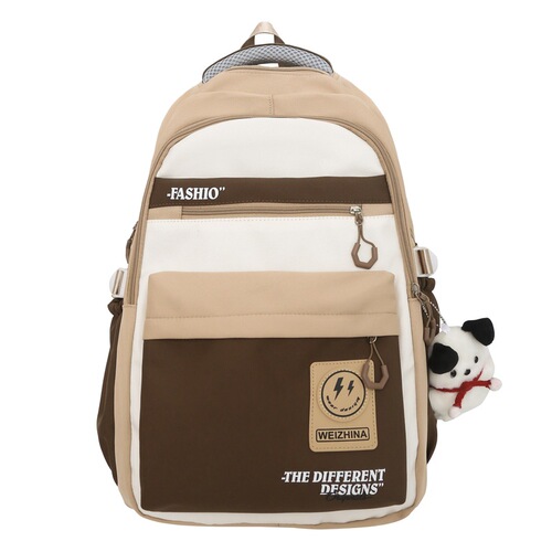 Backpack for Boys and Girls, Lightweight for High School and Middle School Students, Large Capacity Dual-Shoulder Bag for Middle School Students, Weight Reduction, Aesthetic, Letter Backpack