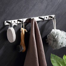 免打孔精美不锈钢实心直型衣钩衣帽钩厨房卫生间厂家批发衣钩排钩