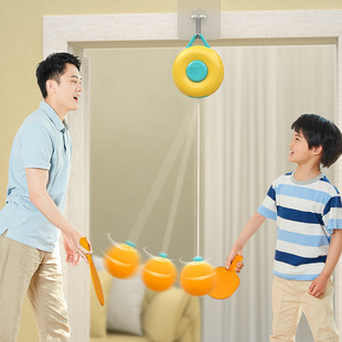 Move Kidsren's Hanging Table Tennis Trainer Cartoon Upgraded Family Interactive Hand-Eye Coordination Training Sensory System