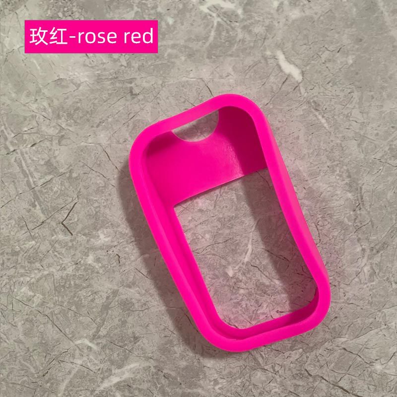 Pulverizador de tarjeta de silicona caso 45ml 50ml de Apple botella de color de silicona caso llavero sub-botella funda protectora