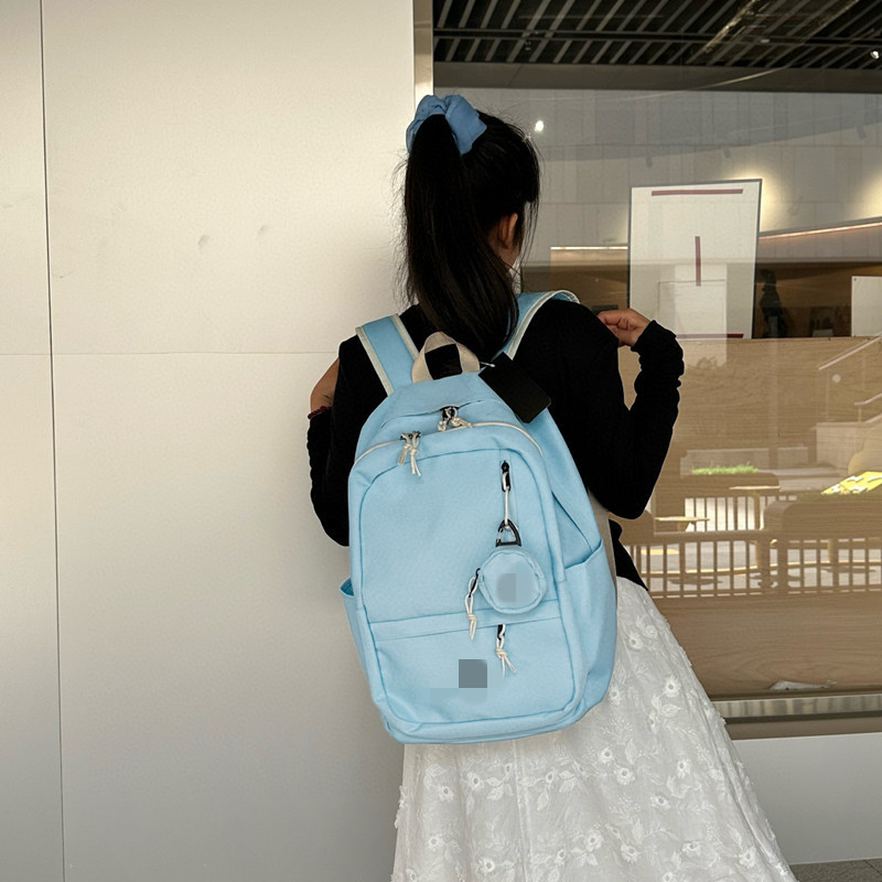 ドロップシッピングスクールバッグ、シンプルなバックパック、大学生、大容量、高校生、中学生、軽量バックパック、多用途のインターネットセレブ|undefined