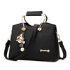 Summer bag strap, capacious fashionable one-shoulder bag, European style