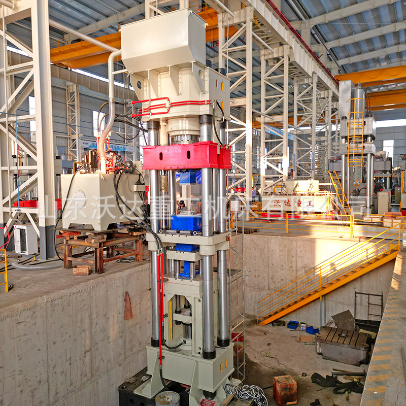 沃达800吨陶瓷粉末成型机630吨氧化铝锆碳化硅匣钵四梁四柱液压机