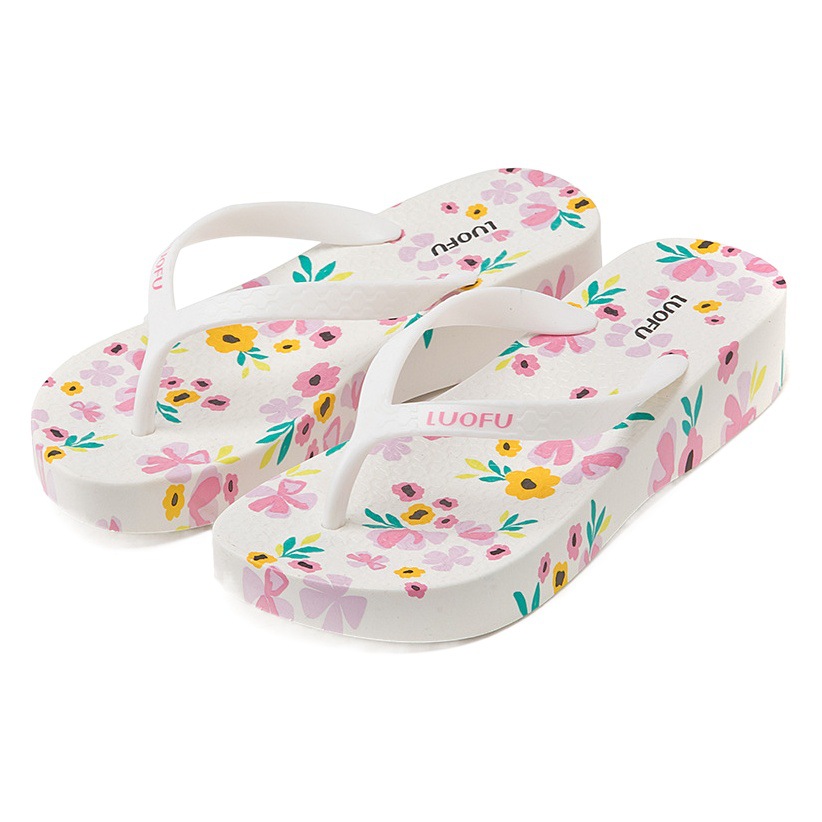 Loafer plataforma flip-flops verano de las mujeres desgaste al aire libre nuevo simple casual flip-flops zapatos de playa