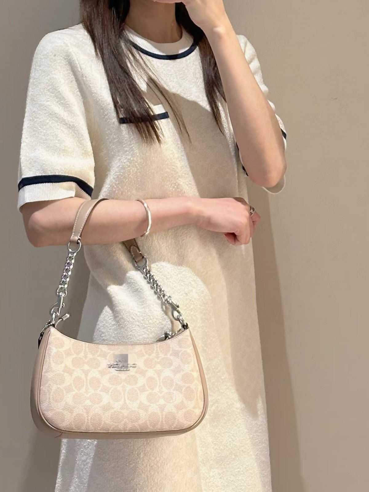 Kou Jia C casa de alta calidad nuevo clásico viejo bolso de axila bolso diagonal de un solo hombro bolso de mahjong nuevo bolso