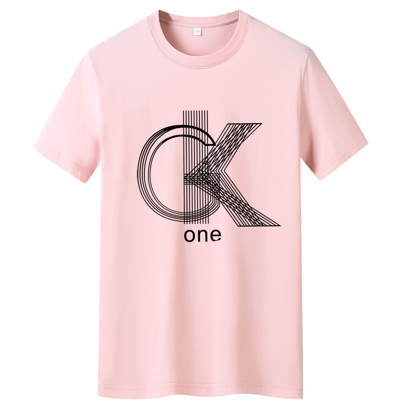 Camiseta de hombre de manga corta 2022 nueva pareja de verano algodón superior cuello redondo suelta estudiante media manga camiseta camisa de fondo